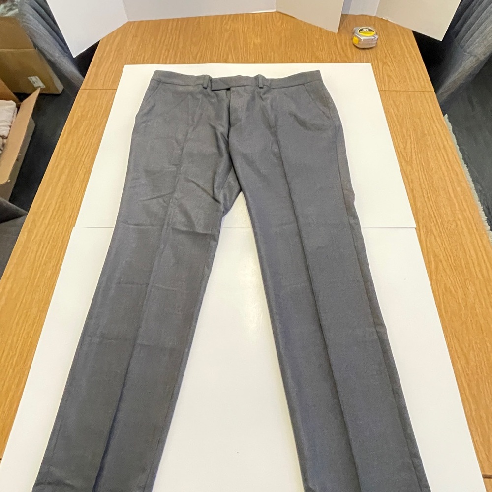 Billy London Classic Gray Men's Dress Pants 36x30
